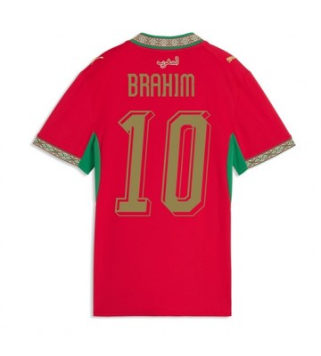 Marocko Brahim Diaz #10 Hemmatröja Dam VM 2026 Kortärmad